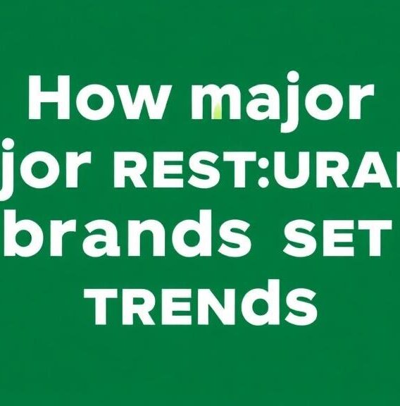 Wie große Gastronomie-Marken Trends setzen.